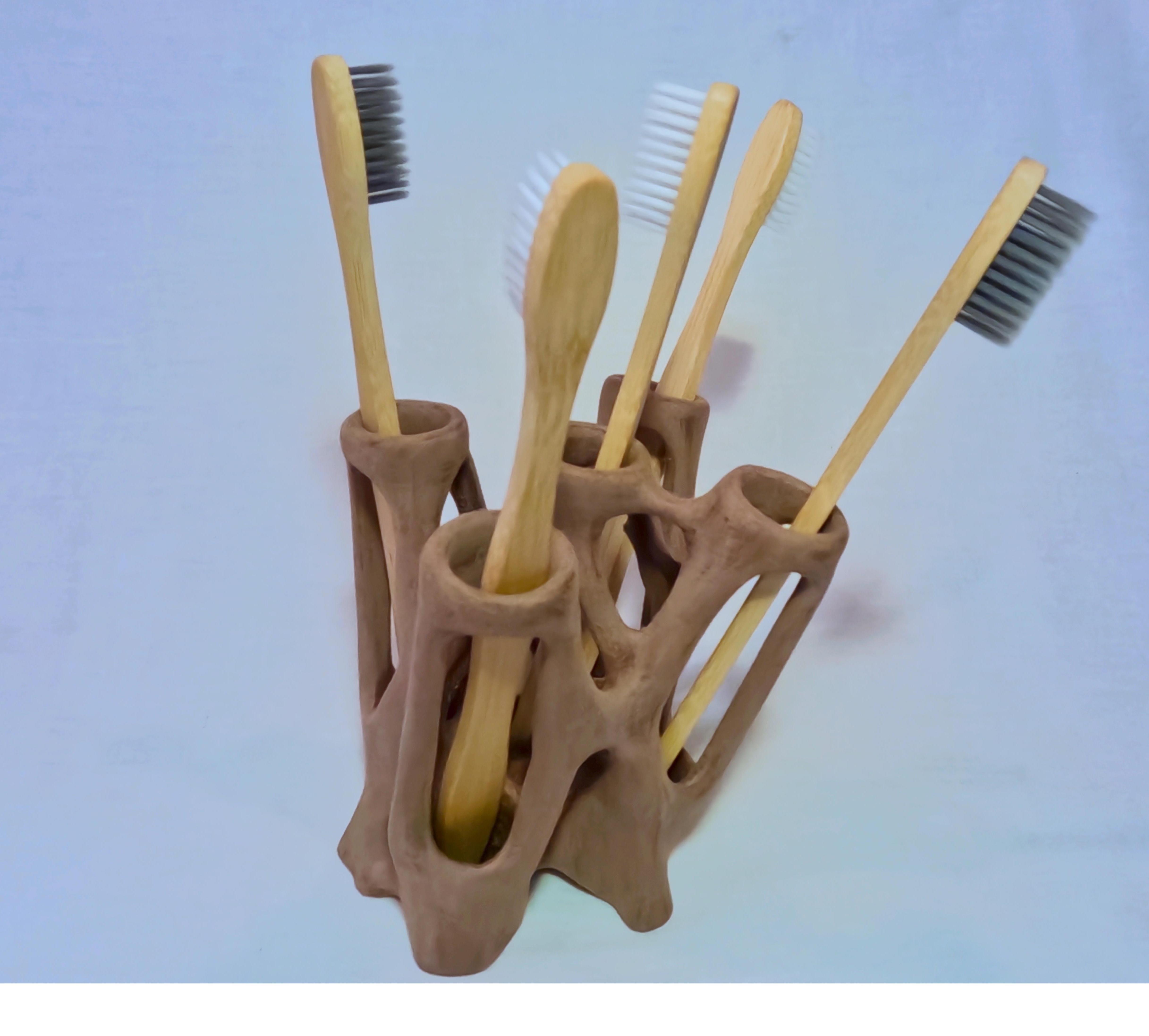 Bits and Bristles: Designing Toothbrush Holder With AI